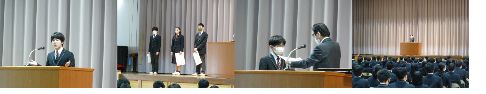 中学「弁論大会」開催
